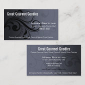 Caleché Strudel-stilvolle Visitenkarteschablone Visitenkarte (Vorne/Hinten)