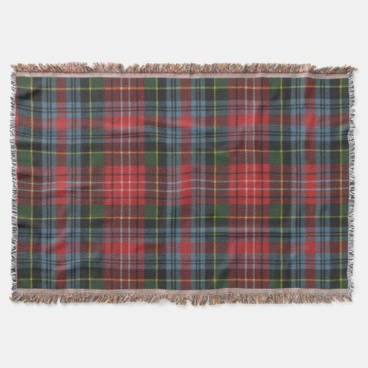 Caledonia Modern Original Scottish Tartan Decke (Vorderseite)