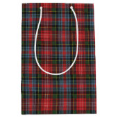 Caledonia Modern Scottish Tartan Mittlere Geschenktüte (Vorderseite)