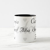 Caledonia Schottland alba Zweifarbige Tasse (Mittel)