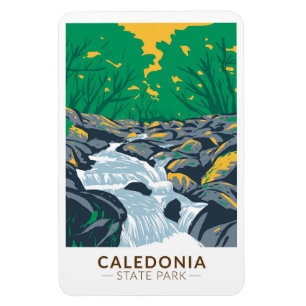 Caledonia State Park Pennsylvania Vintage auf Deut Magnet
