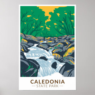 Caledonia State Park Pennsylvania Vintage auf Deut Poster