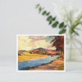 Caledonian Canal at Banvie 1900s Vintage Postkarte (Stehend Vorderseite)