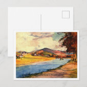 Caledonian Canal at Banvie 1900s Vintage Postkarte (Vorne/Hinten)