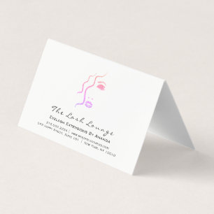 Calendar 2018 Beauty Studio Hair Styli Lashes Logo Visitenkarten