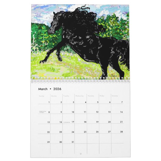 Calendar 2026 Animals by Sarr Kalender (Mär 2026)