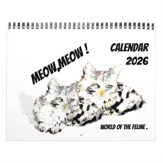 Calendar 2026 : Love of The Feline Kalender (Titelbild)