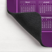 Calendar 2026 mousepad (Ecke)