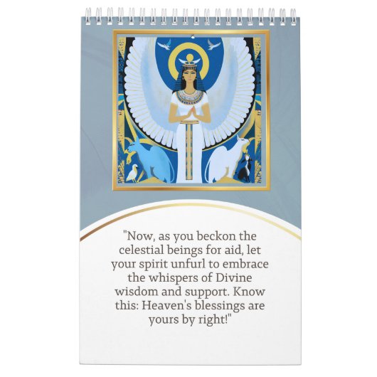 Calendar angel Egypt Kalender (Rückseite)