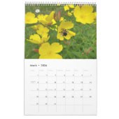 Calendar bees butterflys kalender (Mär 2026)