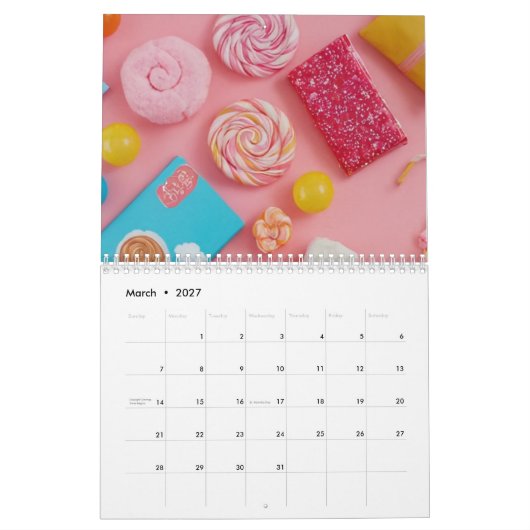 Calendar Candy Kalender (Mär 2027)