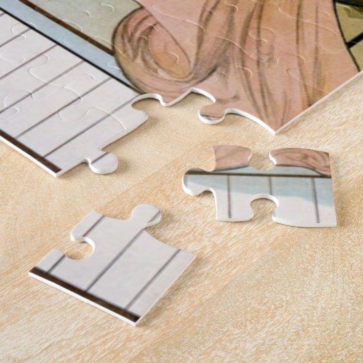 Calendar Champagne - Alphonse Mucha Puzzle (Seite)