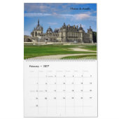 Calendar chateaux de France Kalender (Feb 2027)