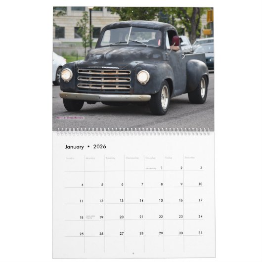 Calendar Cheyenne Kalender (Jan 2026)