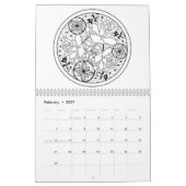 Calendar  coloring  20xx kalender (Feb 2027)