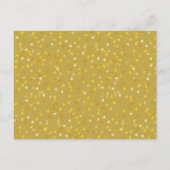 Calendar Cupid Gold Liebe Herz Save the Date Postkarte (Rückseite)