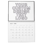 Calendar Custom with Business Logo Personalized Kalender (Mär 2026)
