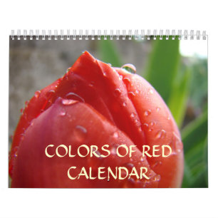 CALENDAR - Farben der RED CALENDARS Blumenbäume Kalender