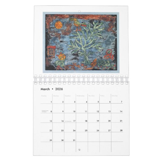 CALENDAR : FINALE KUNST : PAUL KLEE KALENDER (Mär 2026)