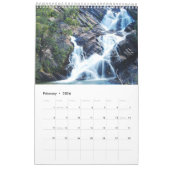 Calendar für natürliche Wasserfälle Kalender (Feb 2026)