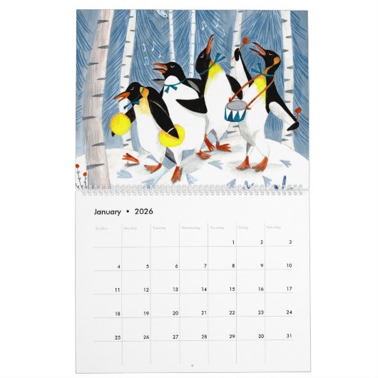 Calendar Illustration Caroline Bonne Müller Kalender (Jan 2026)