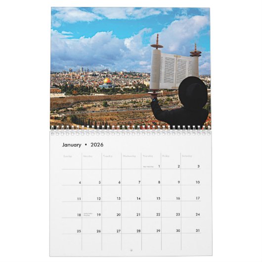 Calendar jerusalem kalender (Jan 2026)