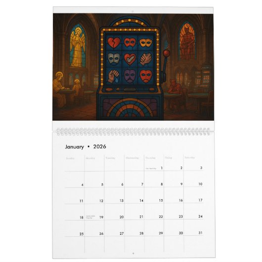 Calendar Kalender (Jan 2026)