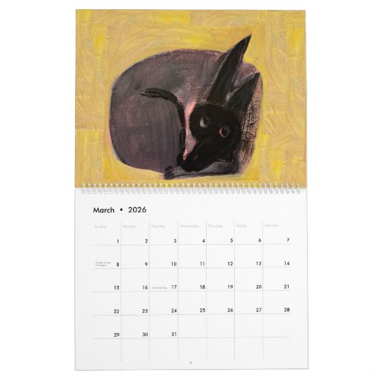 Calendar Kalender (Mär 2026)