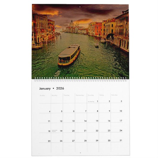 Calendar Kalender (Jan 2026)