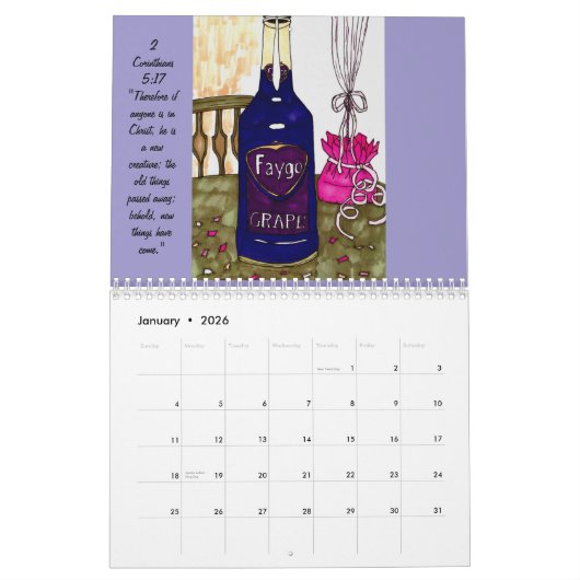 Calendar Kalender (Jan 2026)