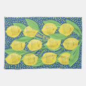 Calendar Lemon Reben 2024 Geschirrtuch (Horizontal)
