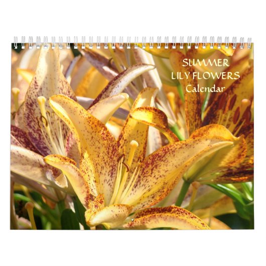 CALENDAR LILIES Kalender LILY Blume Sommer (Titelbild)