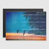 Calendar Magnet - Große Blaue Helden fliegen (Vorne/Hinten)