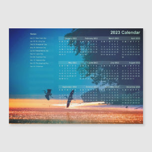 Calendar Magnet - Große Blaue Helden fliegen