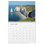 Calendar of seaside of France Kalender (Jan 2026)