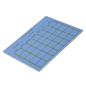 Calendar Pad Blue Notizblock (angewinkelt)