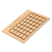 Calendar Pad Orange Notizblock (angewinkelt)