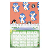 Calendar Penguin 2021 Kalender (Mär 2027)