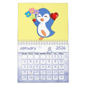 Calendar Penguin Liebe 2022 Kalender (Jan 2026)