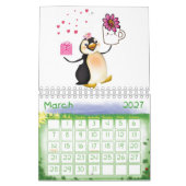Calendar Pinguin Liebe 2021 Kalender (Mär 2027)