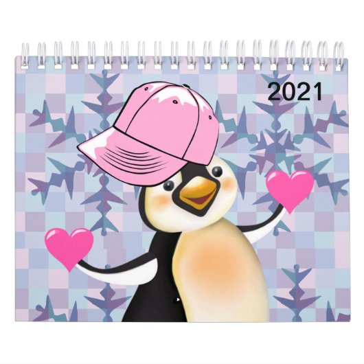Calendar Pinguin Liebe 2021 Kalender (Titelbild)