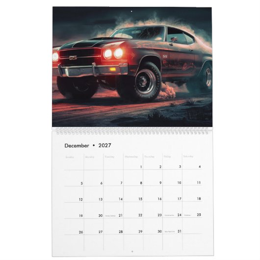 Calendar Reihe 6a Kalender (Dez 2027)