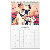 Calendar romantic bulldog kalender (Jan 2027)
