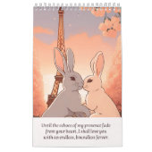 Calendar romantic rabbit kalender (Titelbild)