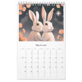 Calendar romantic rabbit kalender (Mär 2026)