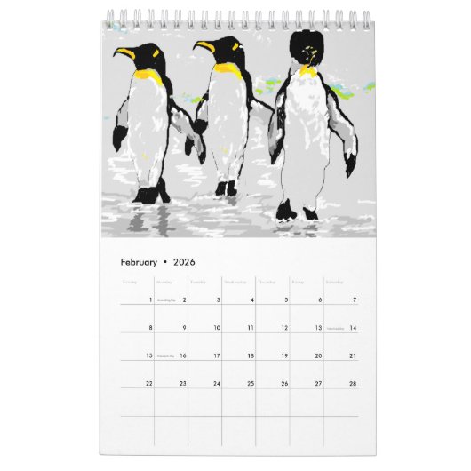 Calendar ; School 2026 Kalender (Feb 2026)