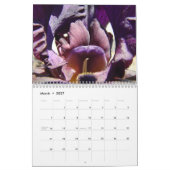 CALENDAR SIEHT INSIDE IRISES Iris Blume Kalender (Mär 2027)