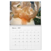 CALENDAR SIEHT INSIDE IRISES Iris Blume Kalender (Feb 2027)