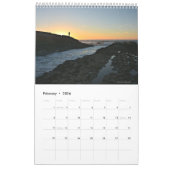 Calendar Sunset Beach Kalender (Feb 2026)