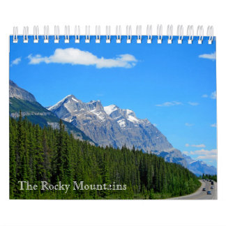 Calendar The Rocky Mountains, Kanada Kalender